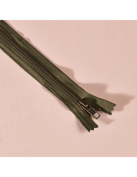 Metallreißverschluss Ivy Green 30 cm - Atelier Brunette