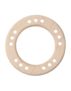 Holzringe mit Löchern - 70 mm