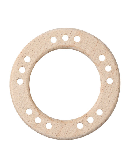 Holzringe mit Löchern - 70 mm