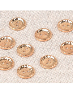 Fantasie-Metallknopf 11 mm - Gold