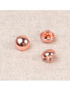 Metallkugelknopf - Roségold