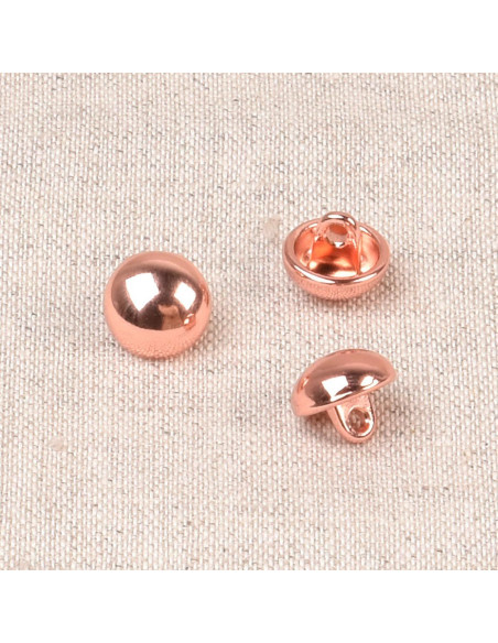 Metallkugelknopf - Roségold