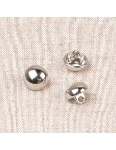 Metallkugelknopf - Silber