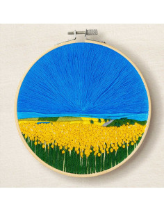 Stickset - Sonnenblumenfeld