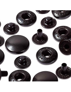 Nachfüllpackung mit 10 Anorak-Druckknöpfen 15 mm Bruni 2