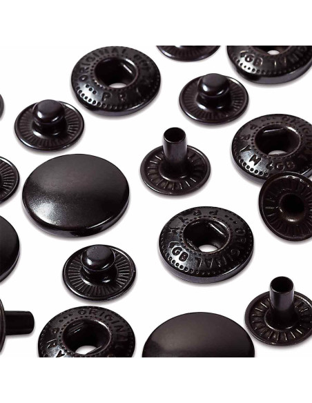 Nachfüllpackung mit 10 Anorak-Druckknöpfen 15 mm Bruni