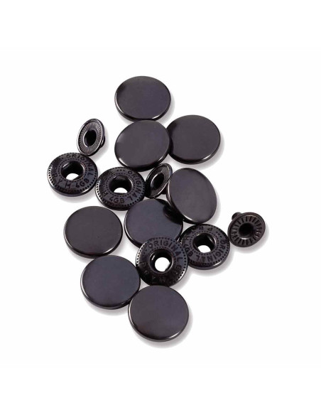 Nachfüllpackung mit 10 Anorak-Druckknöpfen 15 mm Bruni