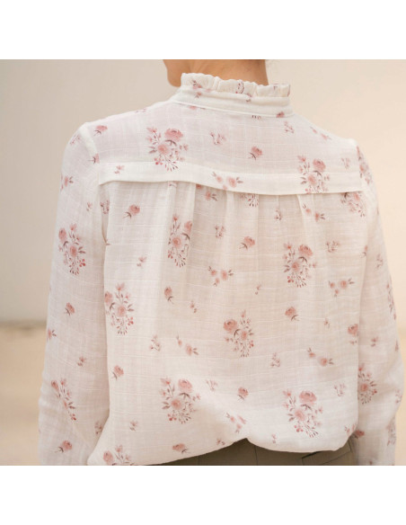 Glam Blusenmuster mit Schlitz-Ausschnitt - Anna Rose Muster
