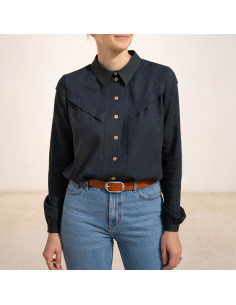 Glam Blusenmuster mit Knöpfen - Anna Rose Muster