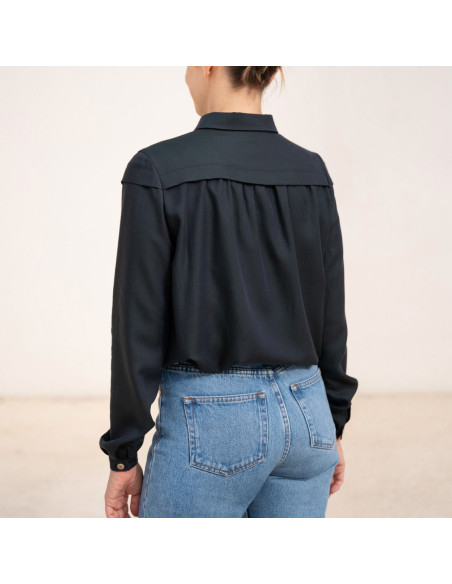Glam Blusenmuster mit Knöpfen - Anna Rose Muster