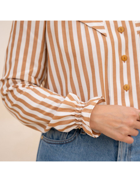Glam Blusenmuster mit Knöpfen - Anna Rose Muster