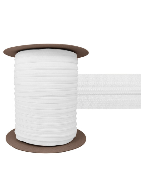 3 mm Nylon-Reißverschluss YKK - Weiß