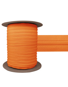 3 mm Nylonverschluss YKK - Orange