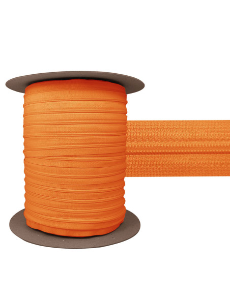 3 mm Nylonverschluss YKK - Orange