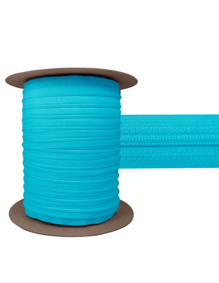 3 mm Nylon-Reißverschluss YKK - Lagunenblau