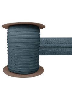3 mm Nylon-Reißverschluss YKK - Dunkelgrau