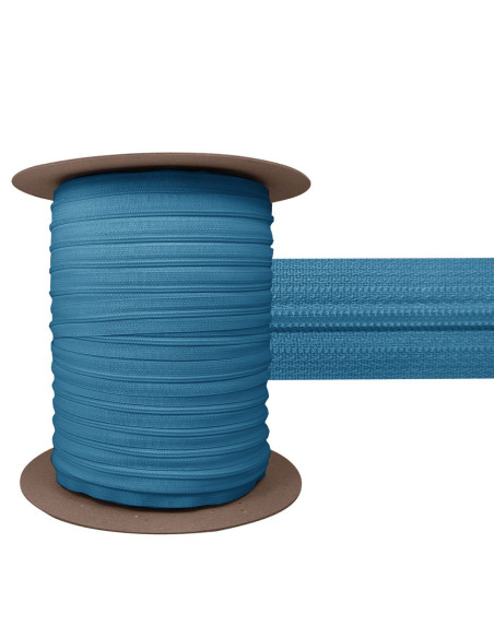 3 mm Nylon-Reißverschluss YKK - Kornblume