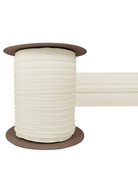 3 mm Nylon-Reißverschluss YKK - Ecru