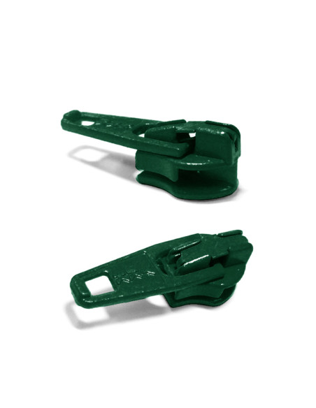 Schieber für Nylon-Reißverschluss 3 mm YKK - Grün
