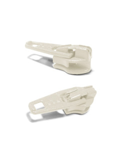 Schieber für Nylon-Reißverschluss 3 mm YKK - Ecru