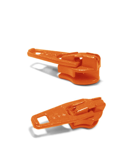 Schieber für Nylon-Reißverschluss 3 mm YKK - Orange