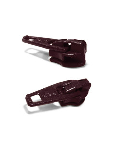 Schieber für Nylon-Reißverschluss 3 mm YKK - Burgund