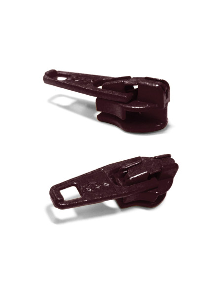 Schieber für Nylon-Reißverschluss 3 mm YKK - Burgund