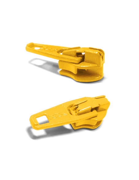Schieber für Nylon-Reißverschluss 3 mm YKK - Gelb