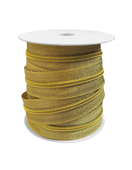 Nylonverschluss 5 mm Lurex - Gold