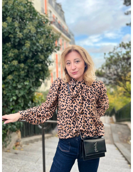 Viscose-Twill-Stoff Kiara Leopard - My Dress Made