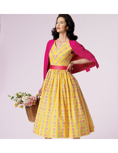 Vintage-Kleid Schnittmuster 1957 - Vogue 8789