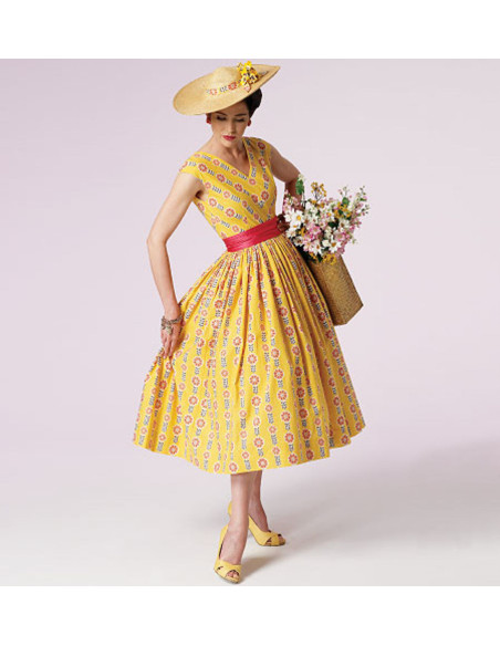 Vintage-Kleid Schnittmuster 1957 - Vogue 8789