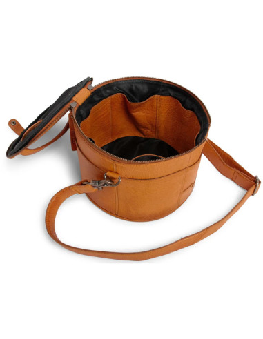 Ledertasche für Stickerei und Stricken Muud Enturn - Whisky