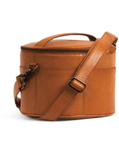 Ledertasche für Stickerei und Stricken Muud Enturn - Whisky