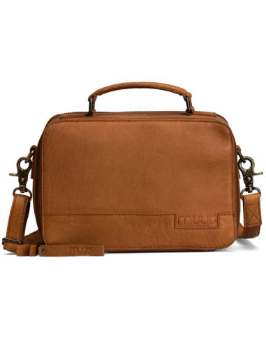Strick- und Häkeltasche Muud Lilly Crossbody - Whisky