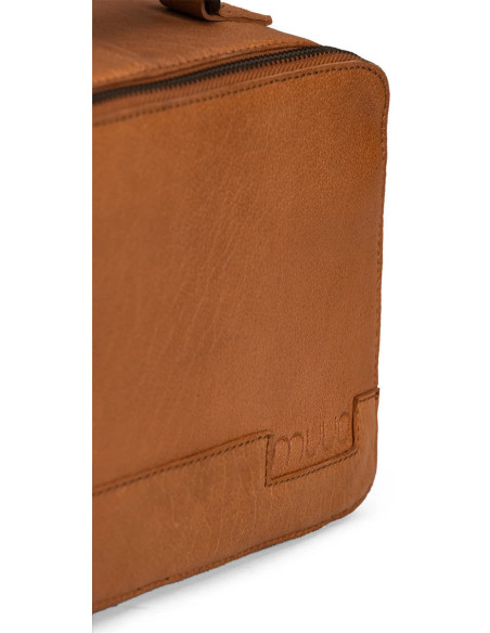 Strick- und Häkeltasche Muud Lilly Crossbody - Whisky