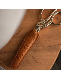 Leder-Schutzhülle für Nähscheren Muud Etui - Whisky