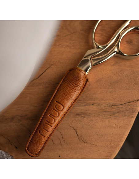 Leder-Schutzhülle für Nähscheren Muud Etui - Whisky