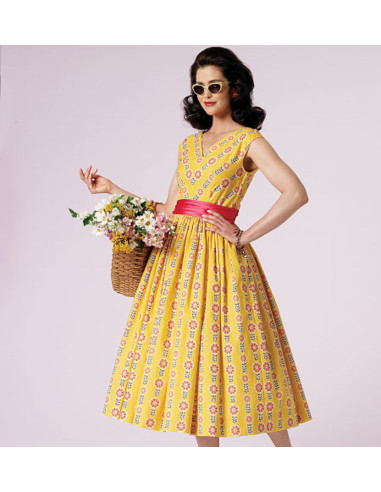 Vintage-Kleid Schnittmuster 1957 - Vogue 8789