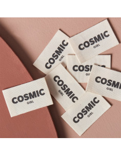 Satz von 5 gewebten Aufnähern zum Aufnähen - Cosmic Girl 2