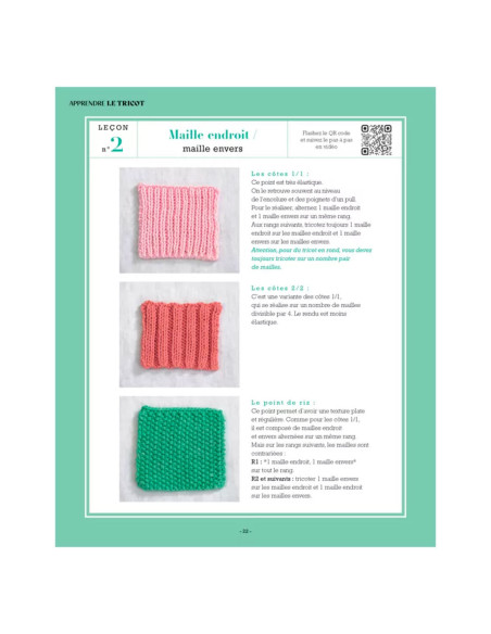 Buch Stricken lernen in 10 Lektionen