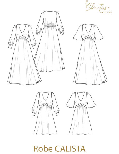 Kleidmuster Calista - Clématisse Pattern