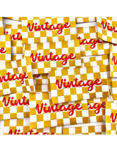 Satz von 5 Vintage-Nähetiketten