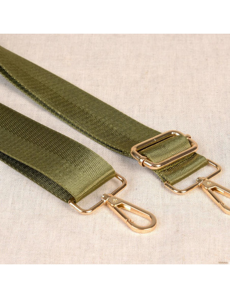 Taschenriemen mit Karabinern - Oliv