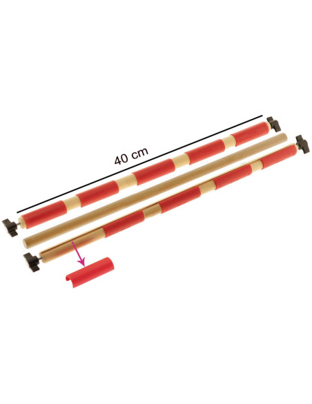 Stäbe mit Clips für Stickrahmen 40 cm