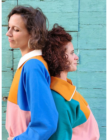 Retro-Sweatshirt-Schnittmuster Atlas für Kinder & Erwachsene - Marmaï Patterns