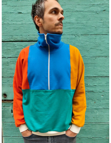 Retro-Sweatshirt-Schnittmuster Atlas für Kinder & Erwachsene - Marmaï Patterns