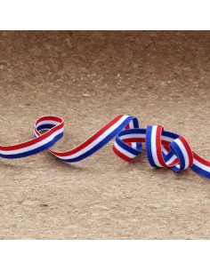 Dreifarbiger Gummiband - 10 mm