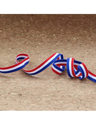 Dreifarbiger Gummiband - 10 mm