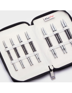 KnitPro Karbonz kurze Rundstricknadel-Set 2